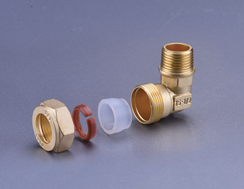 Brass Fitting For Stainless Steel Bellows-Male Elbow TD917